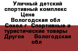 Уличный детский спортивный комплекс › Цена ­ 5 000 - Вологодская обл., Сокол г. Спортивные и туристические товары » Другое   . Вологодская обл.